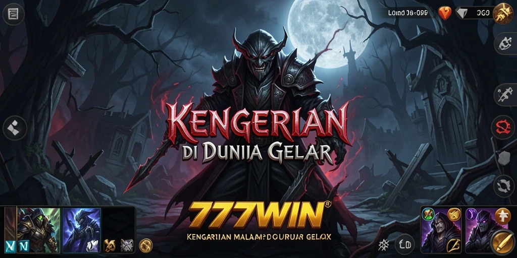 Screenshot menampilkan suasana mencekam dari game Horror 777WIN.