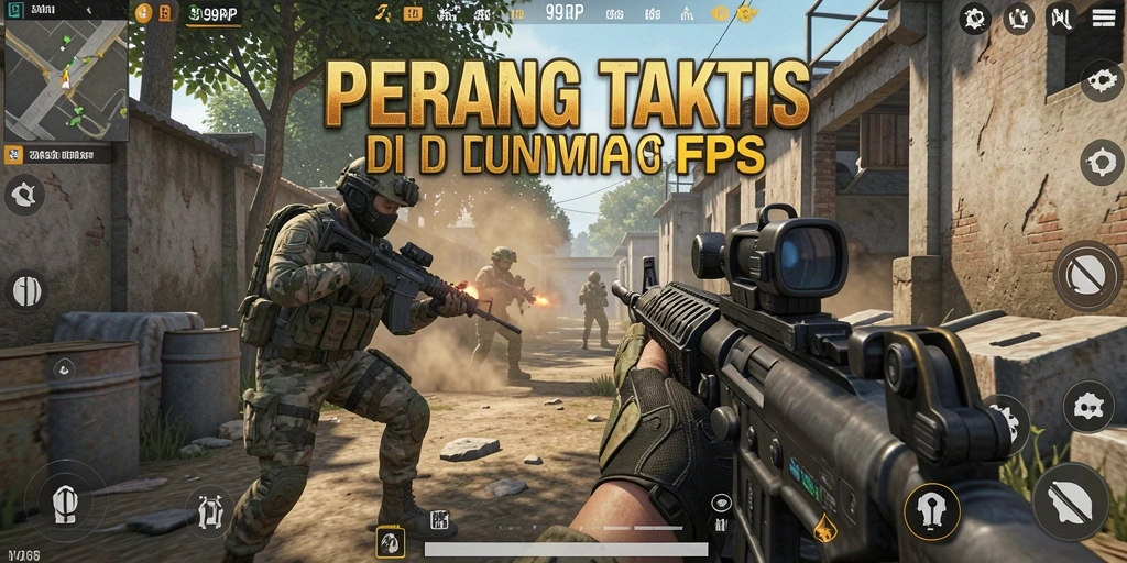 Screenshot gameplay intens 99RP dengan aksi seru di medan perang.
