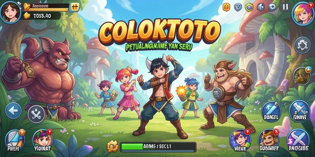 Screenshot gameplay menampilkan aksi karakter Anime yang dinamis.