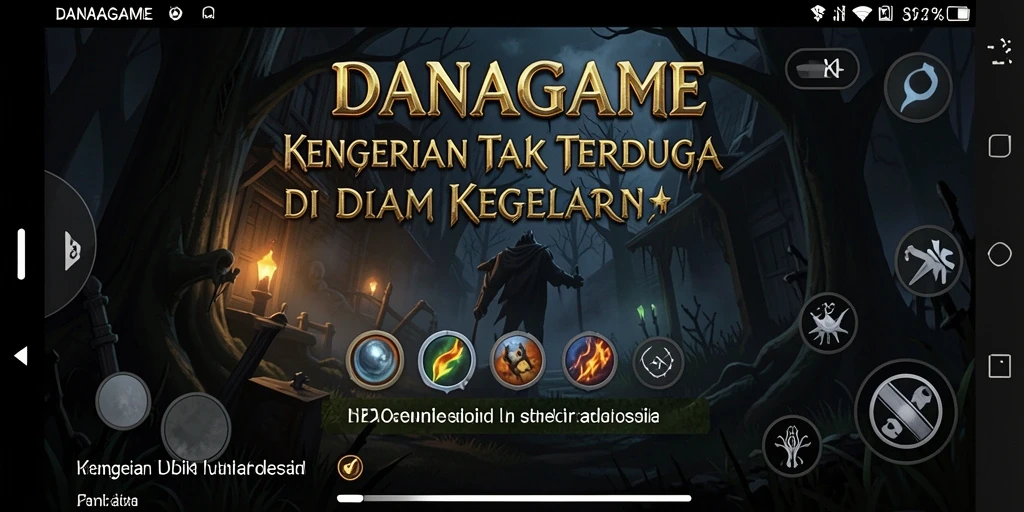 Tampilan seram dari gameplay Horror yang mendebarkan.