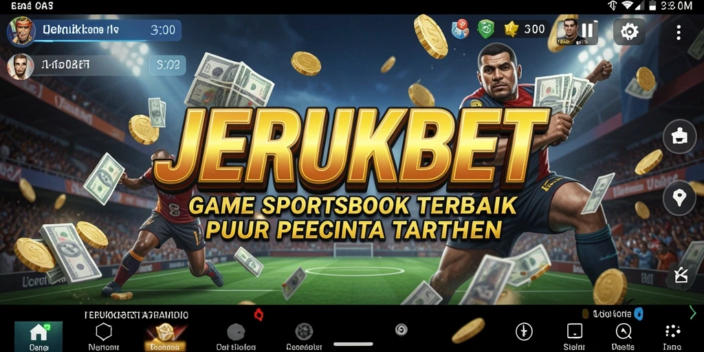Tangkapan layar JERUKBET menampilkan fitur taruhan olahraga yang menarik.