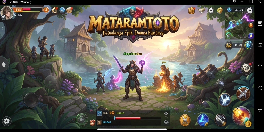 Tampilan gameplay seru dari MATARAMTOTO yang penuh aksi.