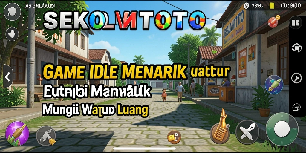 Tampilan gameplay santai dan menyenangkan di SEKOLAHTOTO.